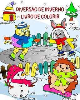 Couverture_Diversão de Inverno Livro de Colorir