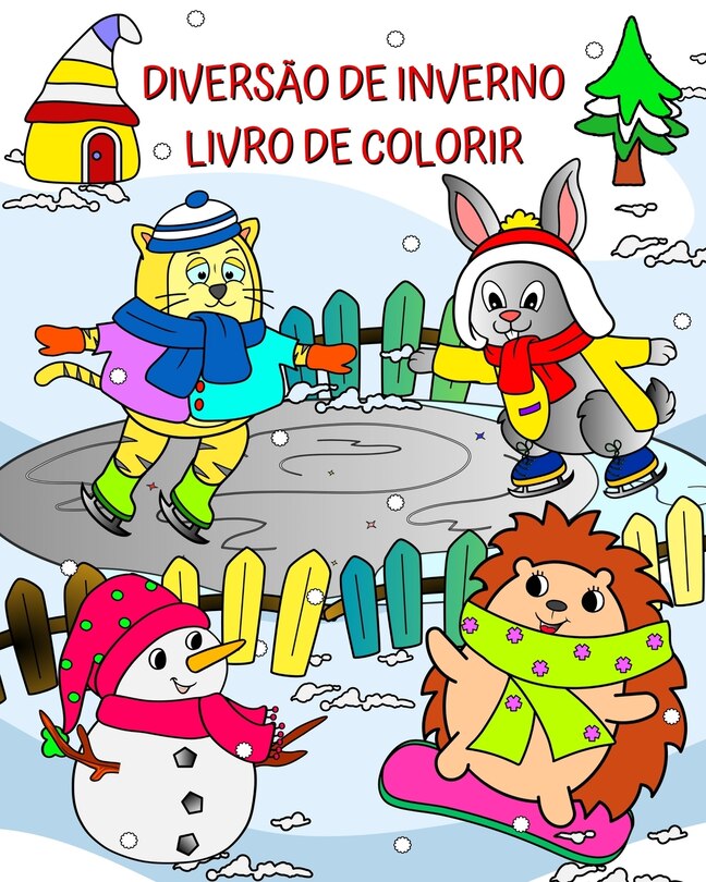Couverture_Diversão de Inverno Livro de Colorir