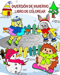 Couverture_Diversión de Invierno Libro de Colorear