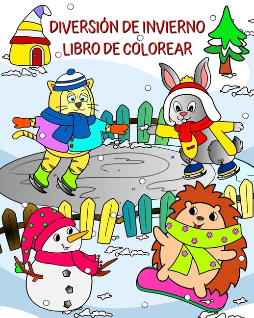 Couverture_Diversión de Invierno Libro de Colorear