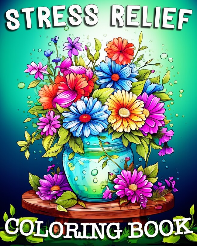 Front cover_Stress Relief Coloring Book