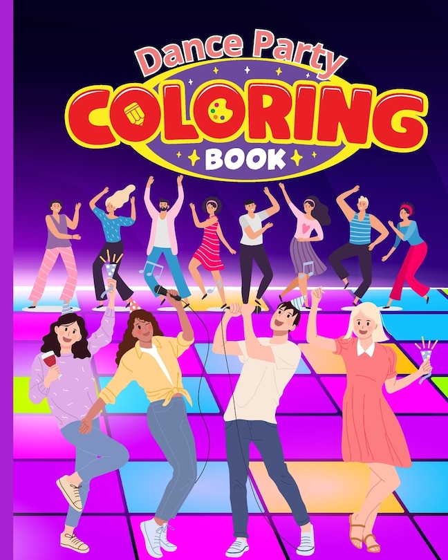 Couverture_Dance Party Coloring Book