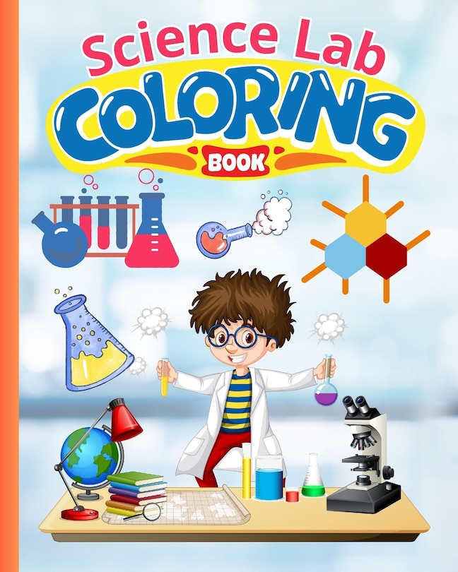 Front cover_Science Lab Coloring Book