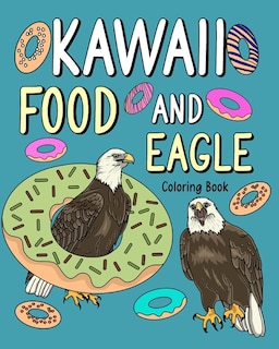 Front cover_Kawaii Food and Eagle Coloring Book