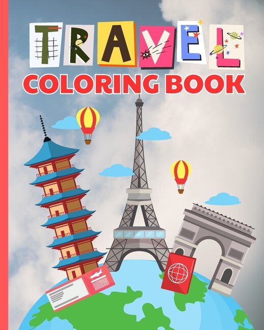 Travel Coloring Book Simple and Easy Summer Coloring Pages, Love