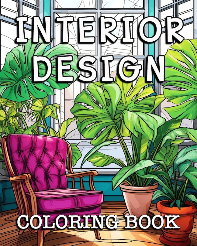Front cover_Interior Design Coloring Book