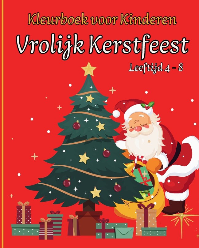 Front cover_VROLIJK KERSTFEEST - Kleurboek voor Kinderen