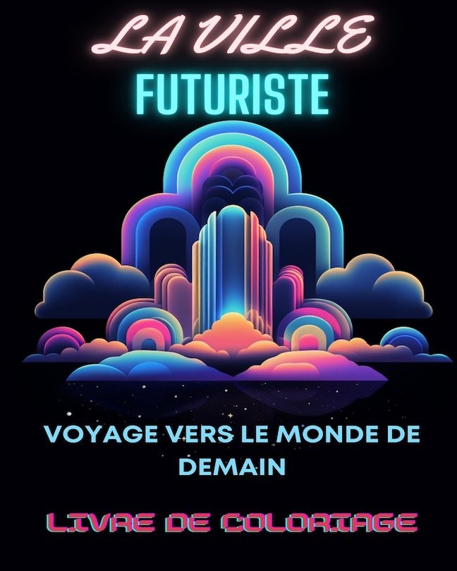 Couverture_Livre de coloriage de ville futuriste