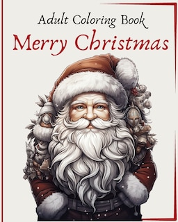 Front cover_Merry Christmas - Adult Coloring Book