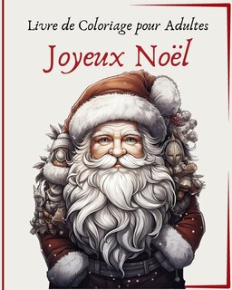 Couverture_Joyeux Noël - Livre de Coloriage pour Adultes
