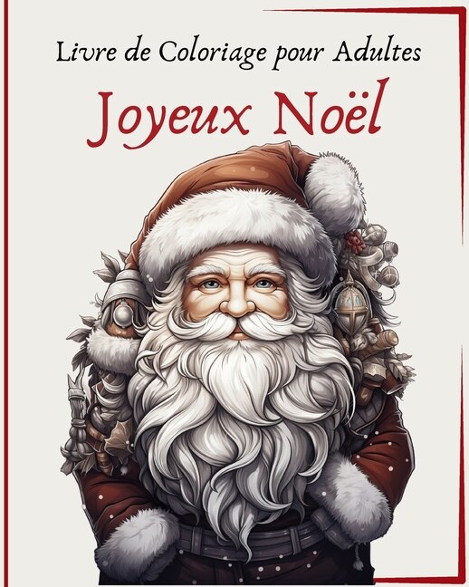 Couverture_Joyeux Noël - Livre de Coloriage pour Adultes