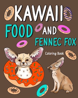 Front cover_Kawaii Food and Fennec Fox Coloring Book