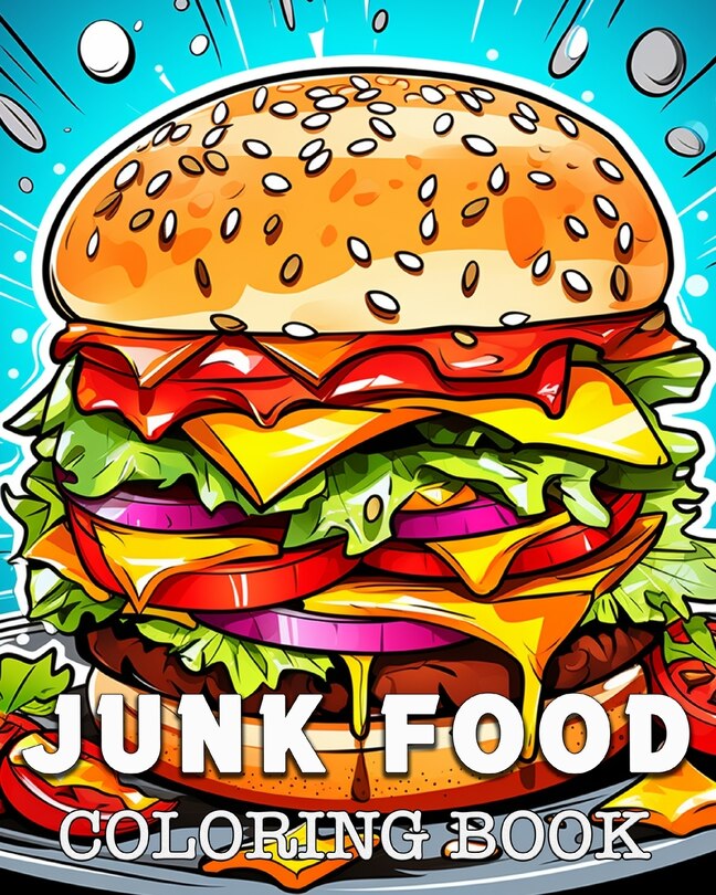 Front cover_Junk Food Coloring Book