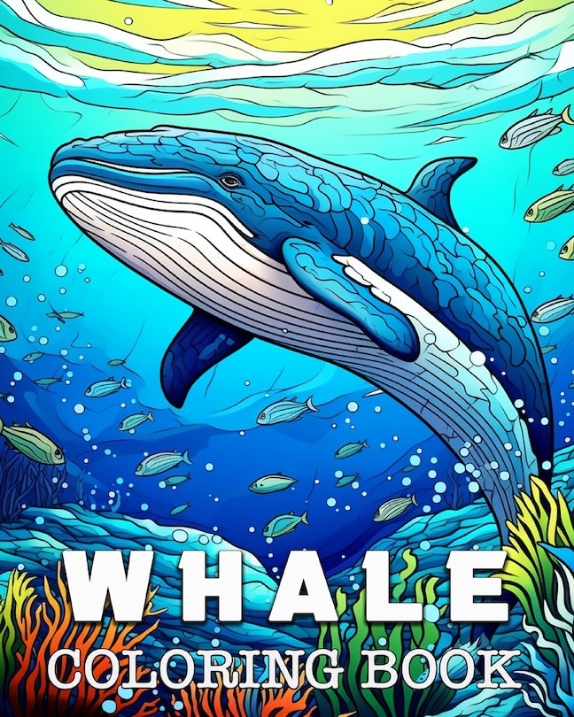 Front cover_Whale Coloring Book