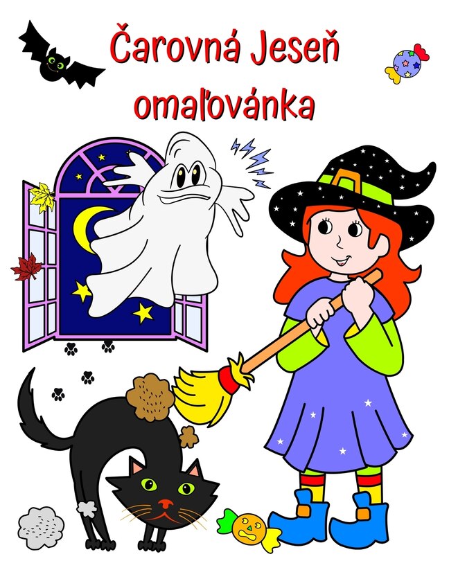 Front cover_Čarovná Jeseň, omaľovánka