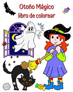 Front cover_Otoño Mágico, libro de colorear