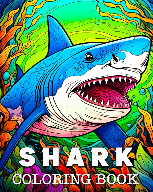 Front cover_Shark Coloring Book