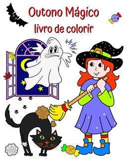 Front cover_Outono Mágico, livro de colorir