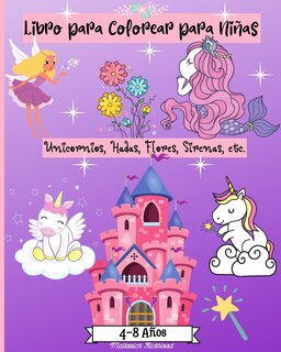 Front cover_Libro para Colorear para Niñas de 4 a 8 años