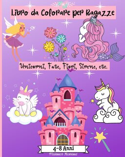 Front cover_Libro da Colorare Ragazze età 4-8 anni