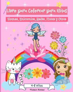 Couverture_Libro para colorear para niñas de 4 a 8 años