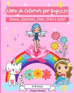 Front cover_Libro da colorare ragazza età 4-8 anni