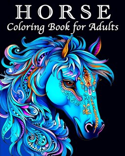 Couverture_Horse Coloring Book for Adults