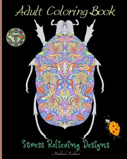 Front cover_Adult Coloring Book for Stress Relief