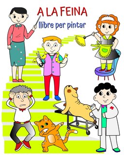 Front cover_A la feina, llibre per pintar