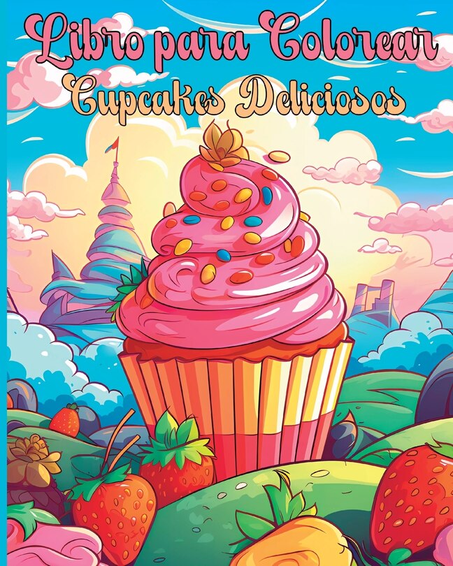 Front cover_Libro para Colorear Pastelitos Deliciosos
