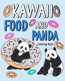 Front cover_Kawaii Food and Panda Coloring Book