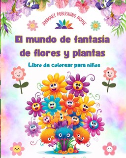 Couverture_El mundo de fantasía de flores y plantas - Libro de colorear para niños - Las criaturas más adorables de la naturaleza