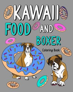 Couverture_Kawaii Food and Boxer Coloring Book