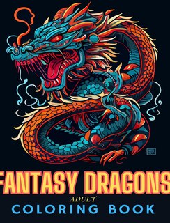 Couverture_Fantasy Dragons Adult Coloring Book