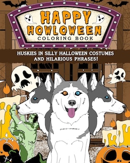 Front cover_Huskies Happy Howloween Coloring Book