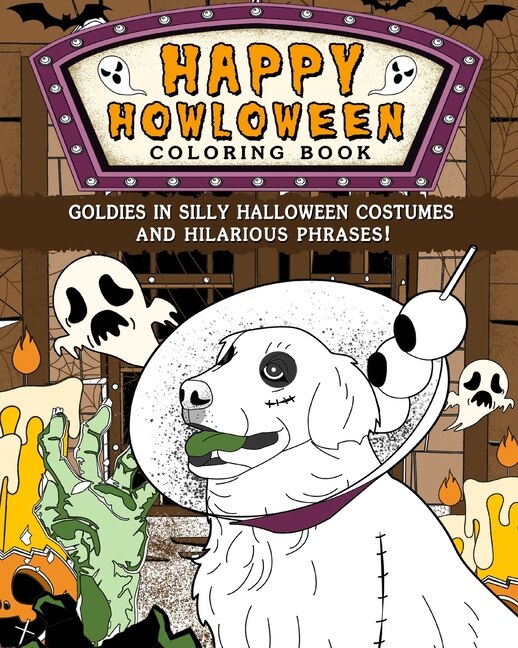 Front cover_Goldies Happy Howloween Coloring Book