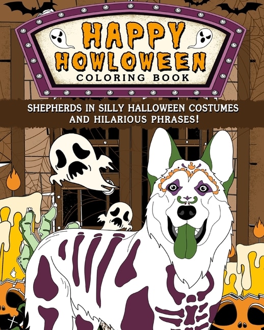Front cover_Shepherds Happy Howloween Coloring Book