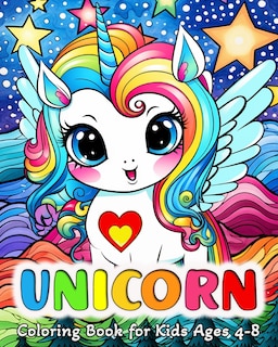 Couverture_Unicorn Coloring Book for Kids Ages 4-8