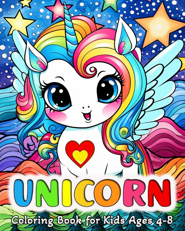 Couverture_Unicorn Coloring Book for Kids Ages 4-8