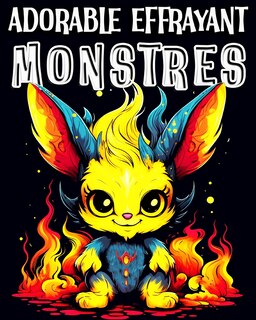 Front cover_Monstres Livre de Coloriage