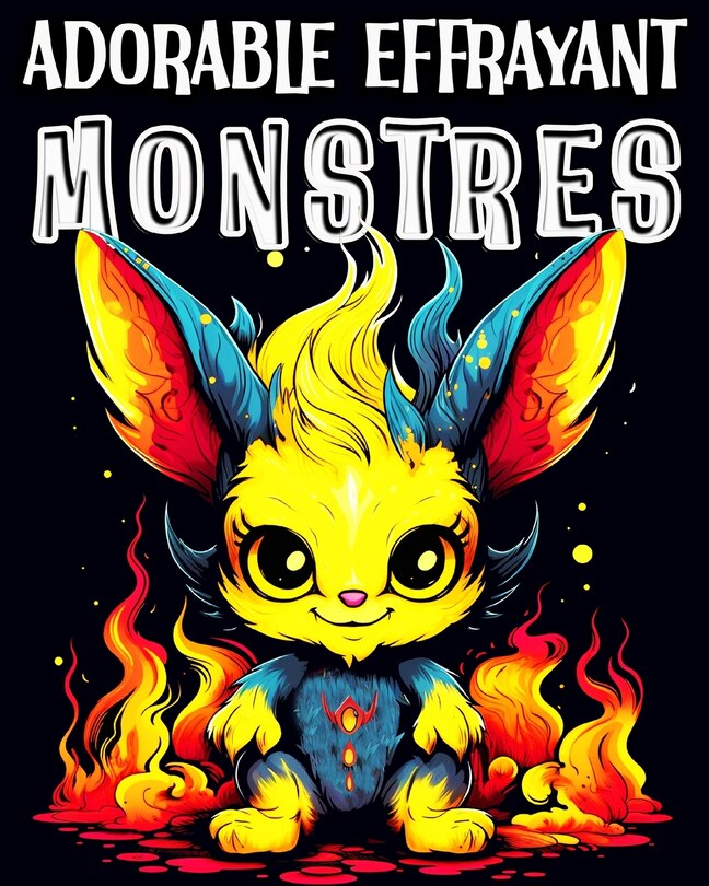 Front cover_Monstres Livre de Coloriage