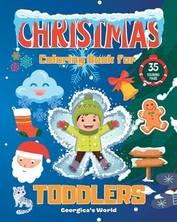 Front cover_Christmas Coloring Book for Toddlers