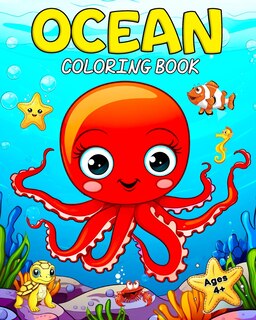 Front cover_Ocean Coloring Book