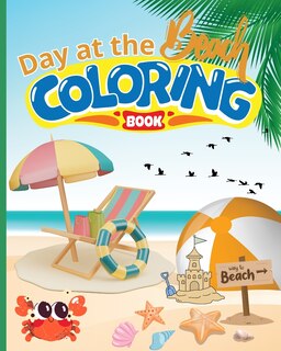 Couverture_Day at the Beach Coloring Book For Kids