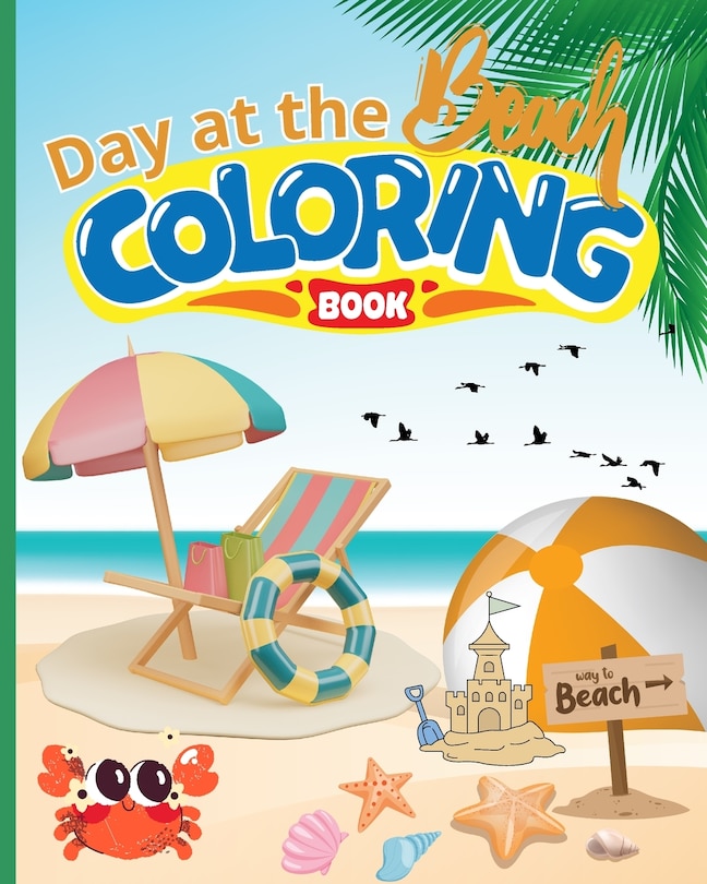Couverture_Day at the Beach Coloring Book For Kids