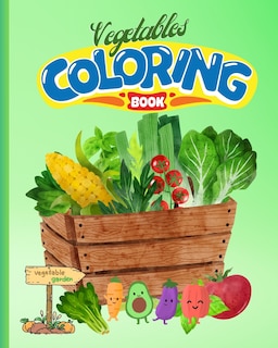 Couverture_Vegetables Coloring Book For Kids