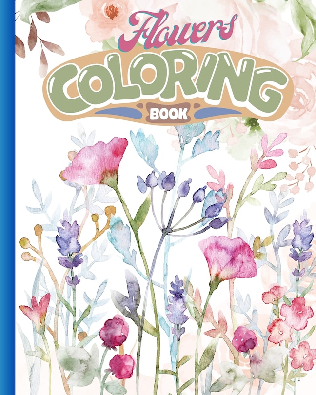 Front cover_Flowers Coloring Book