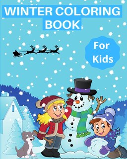 Front cover_Winter Coloring Book for Kids