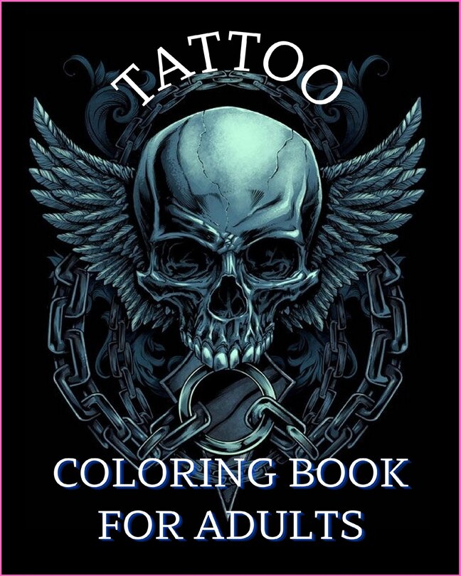 Couverture_Tattoo Coloring Book For Adults
