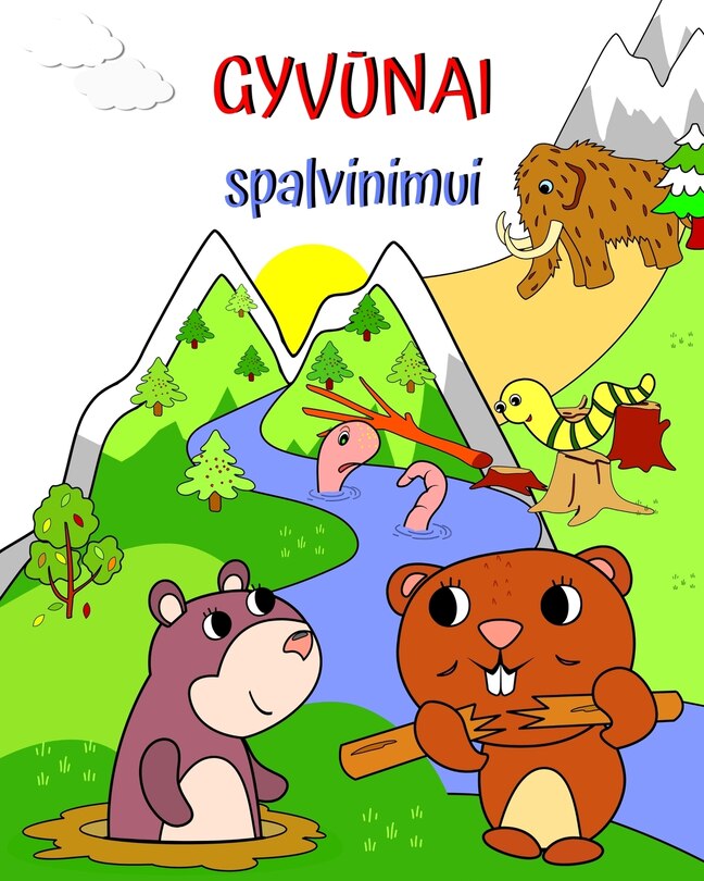 Front cover_Gyvūnai spalvinimui